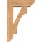 Ekena Millwork Westlake Slat Smooth Bracket w/ Offset Brace, Western Red Cedar, 7 1/2"W x 24"D x 36"H BKT0806X24X36WTL06SWR - alternate 4